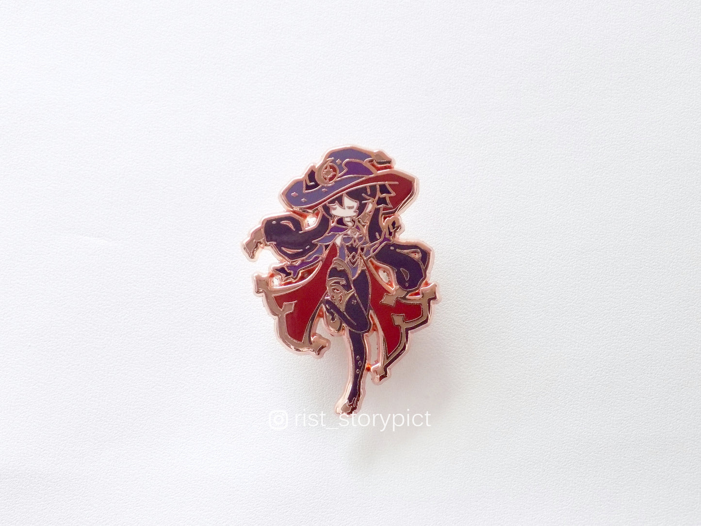 Genshin Impact Cute Character Hard Enamel Pin- Rose Gold (part 1)