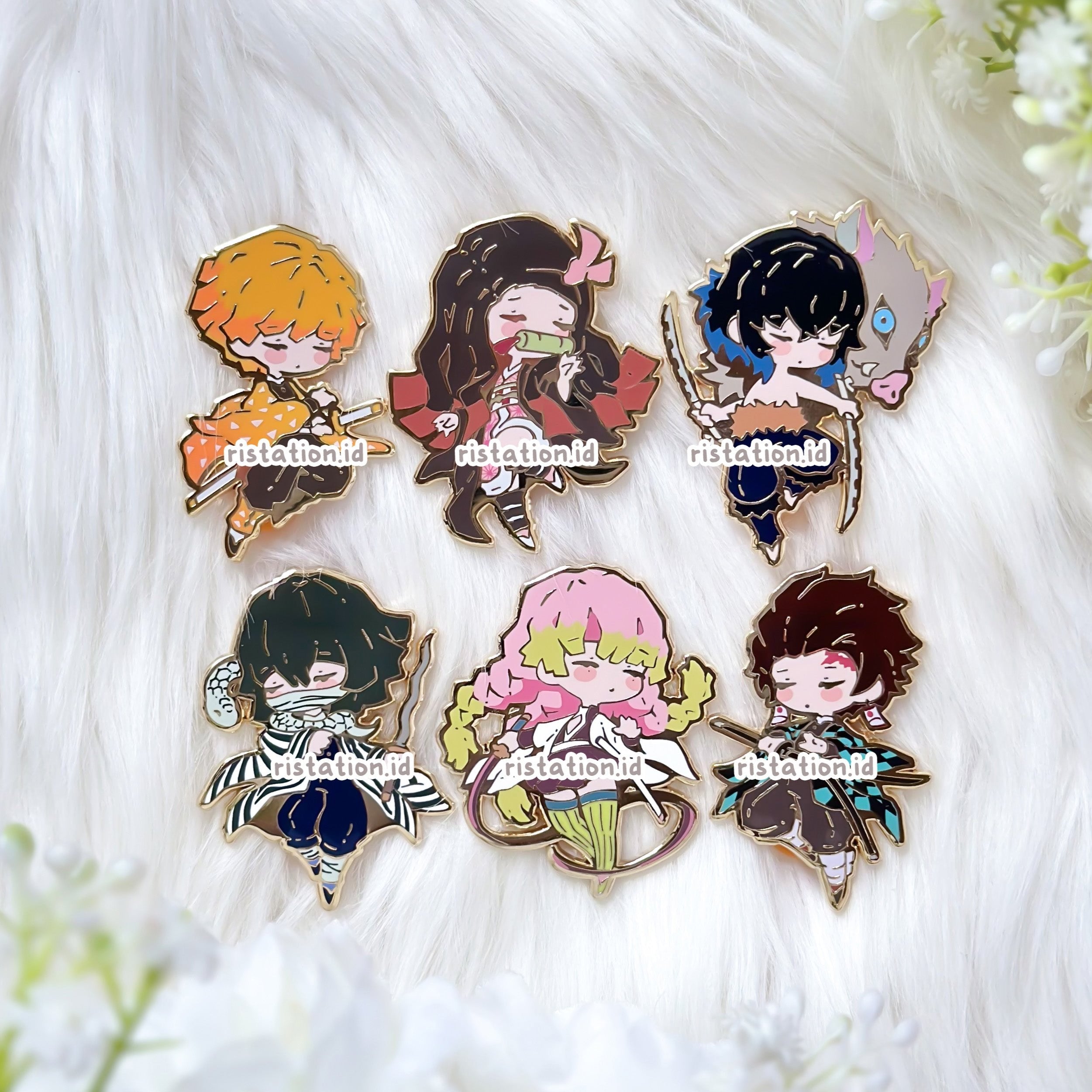 Chibi Pin Merch Anime Inspired Hard enamel Pin - Chibi Mighty Series - DS – Ristation