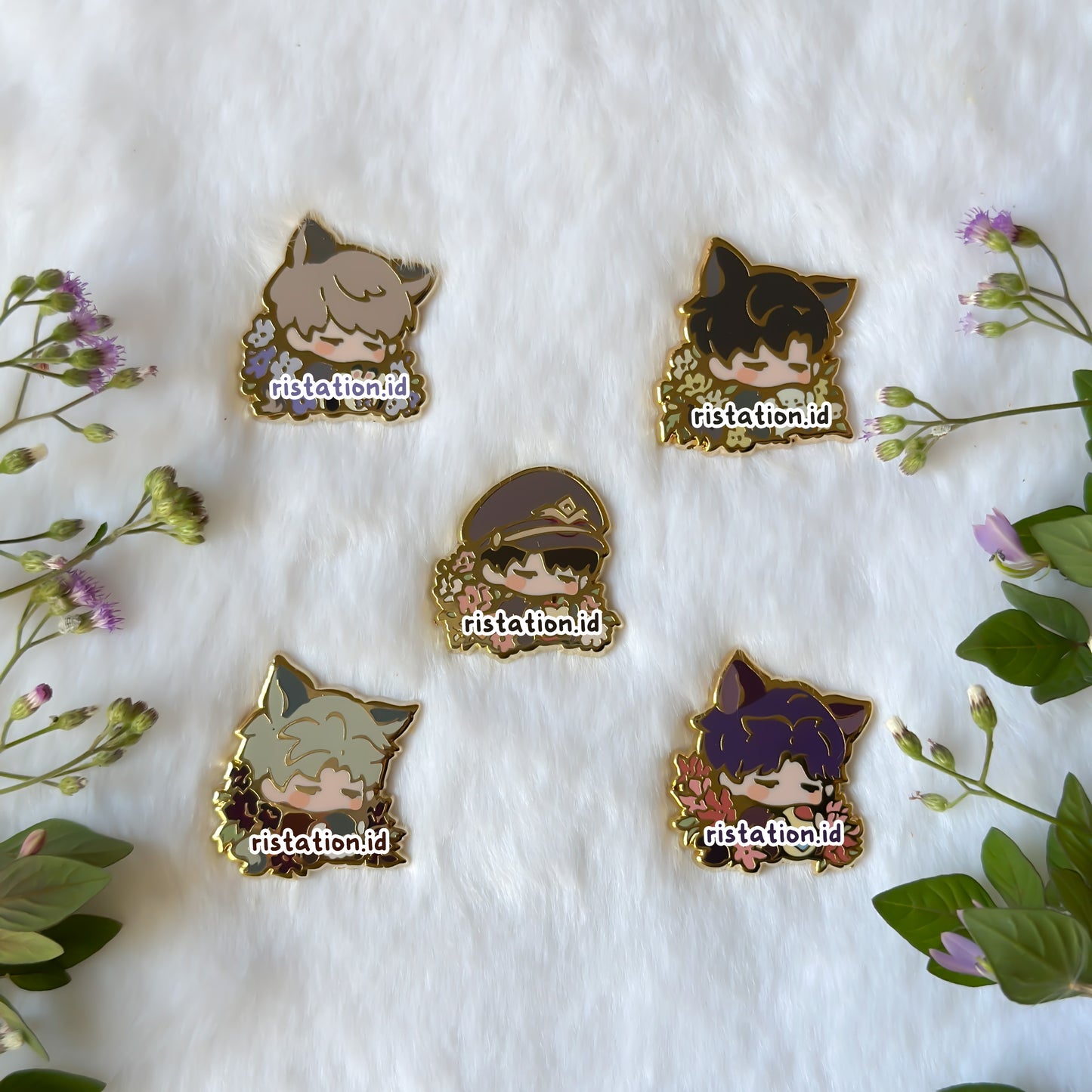 Love and Deepspace - Floral - Mini Enamel Pin